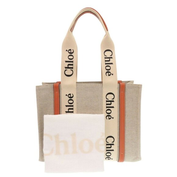 CHLOE Beige Leather Tote Bag - Picture 3 of 9